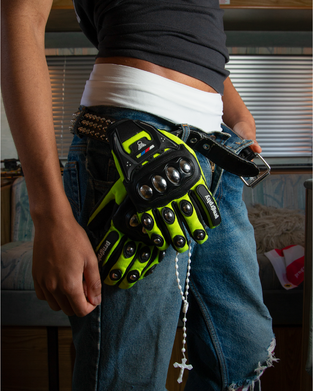 Prngrphy – RIOT! Moto Gloves