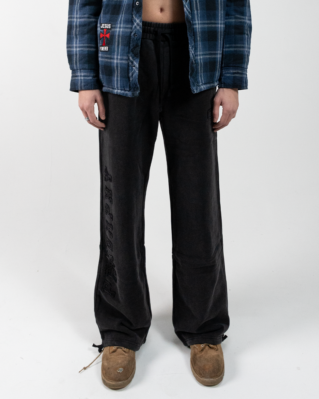 Prngrphy - Wide Leg Varsity Trousers