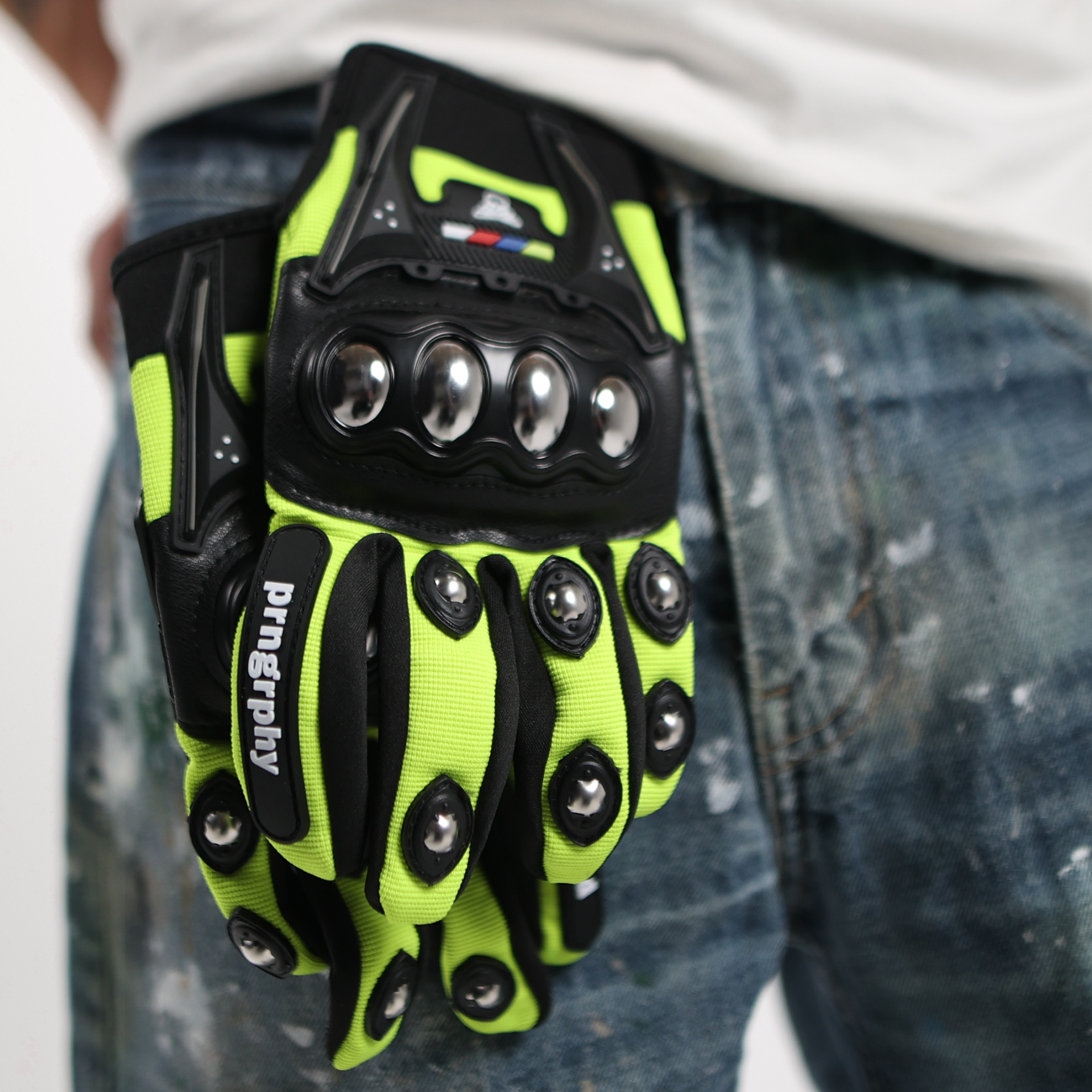Prngrphy – RIOT! Moto Gloves
