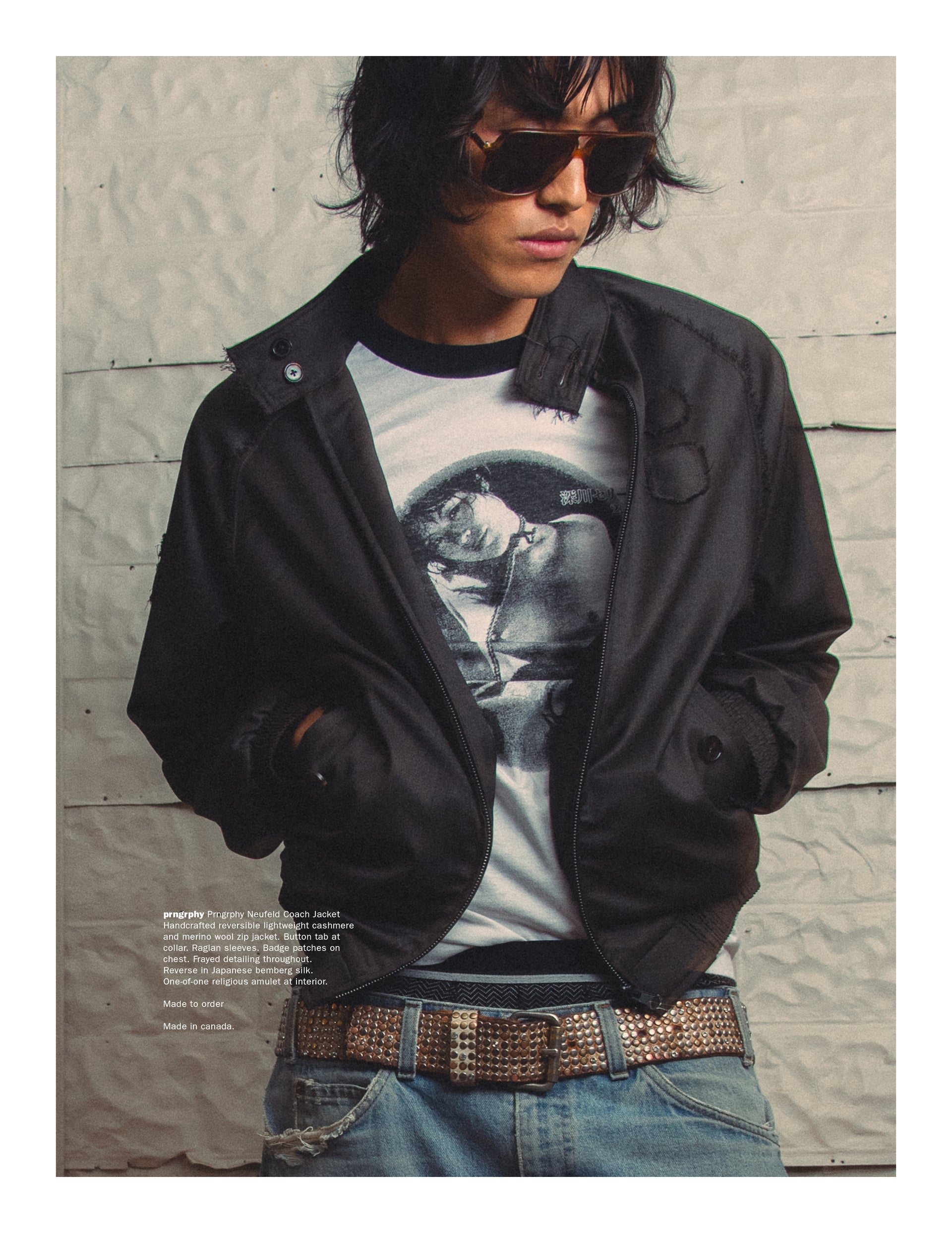 Prngrphy – “S&M” 3/4 Sleeve Raglan Tee S