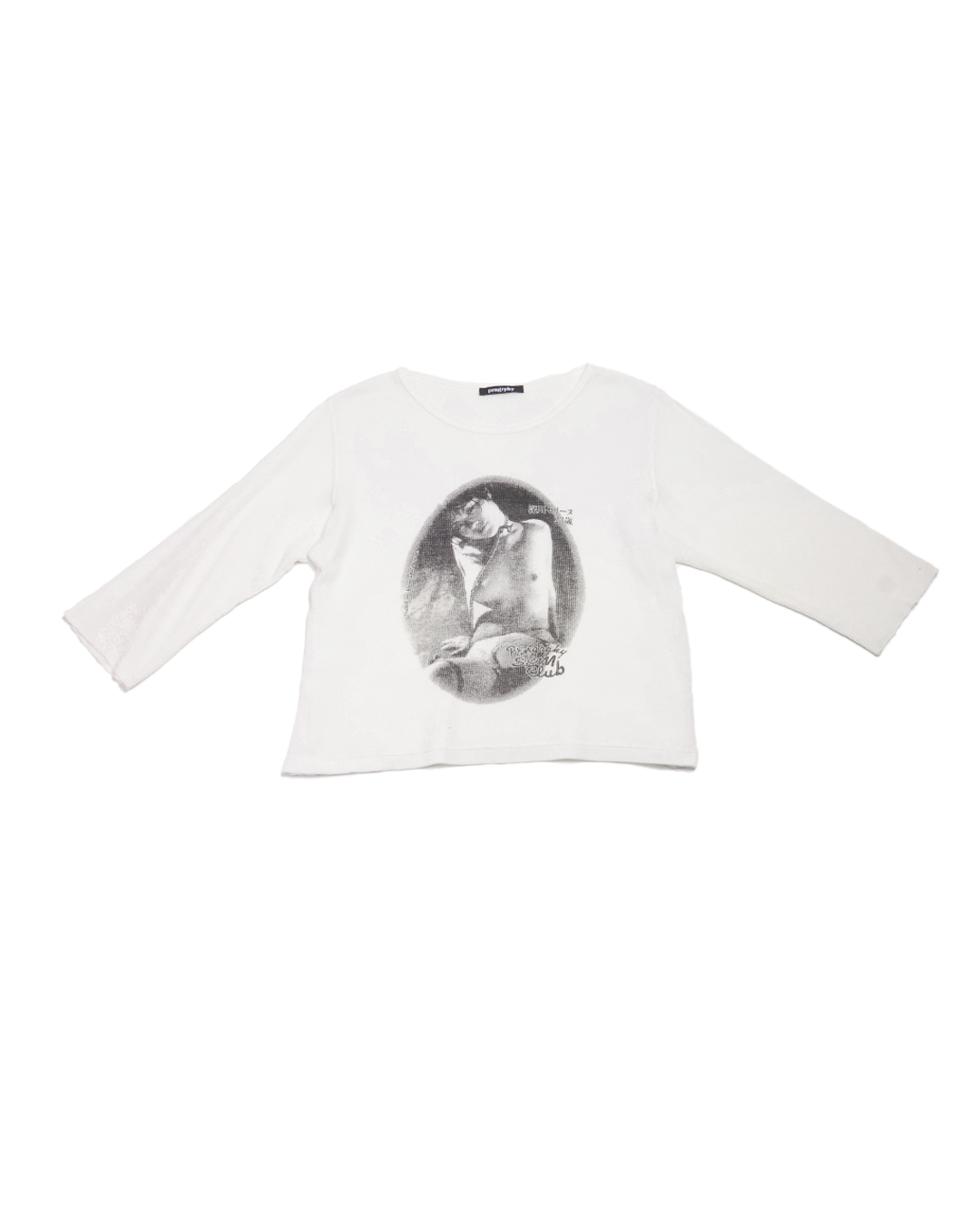 Prngrphy – “S&M” 3/4 Sleeve Waffle Knit Thermal S