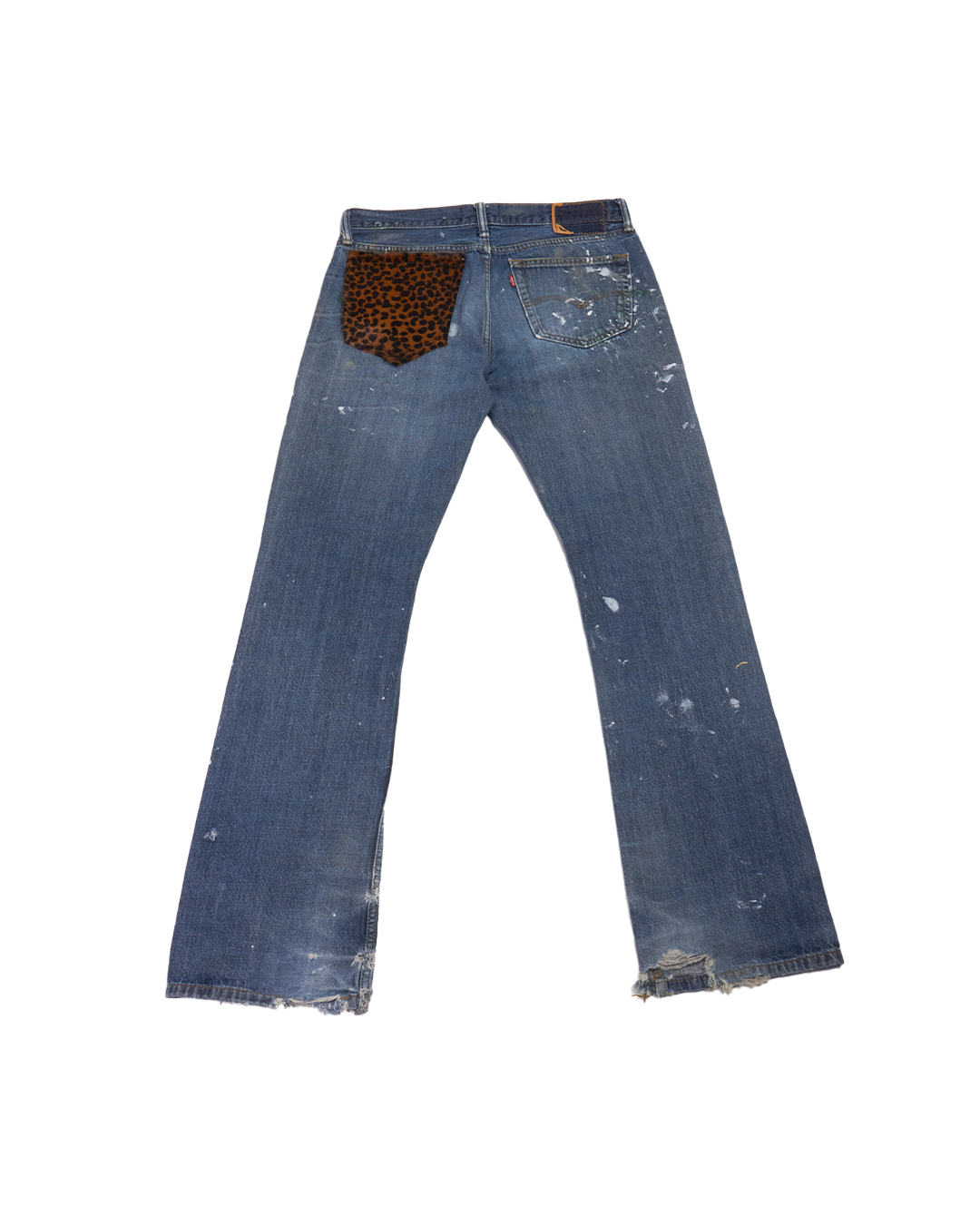 Prngrphy - Leopard Patch Denim 34