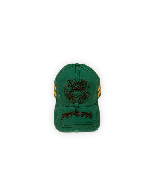 Green World's Hottest "prngrphy angels" Distressed Cap