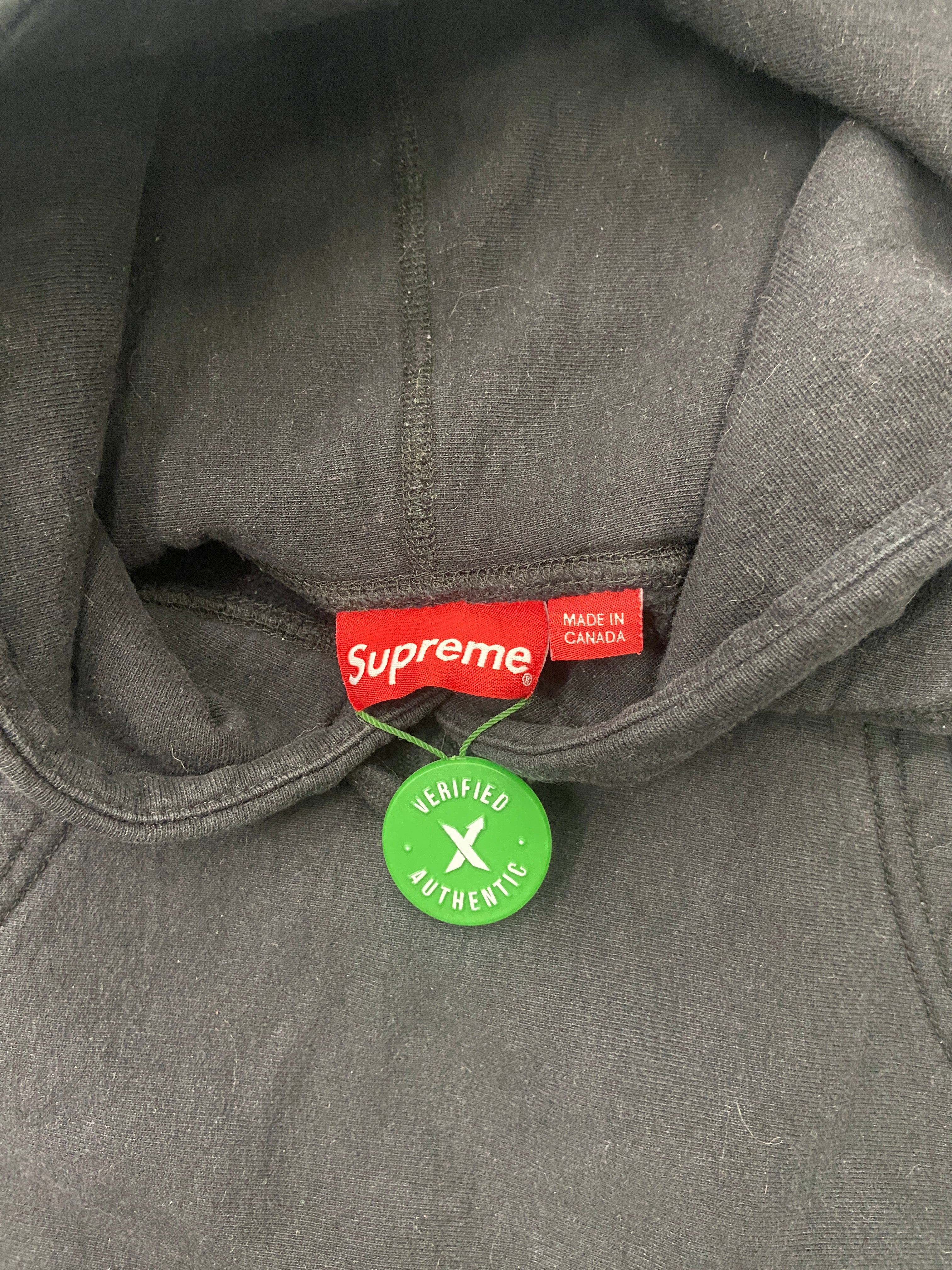 Supreme Gonz Logo Hooded Sweatshirt Black — clubprngrphy