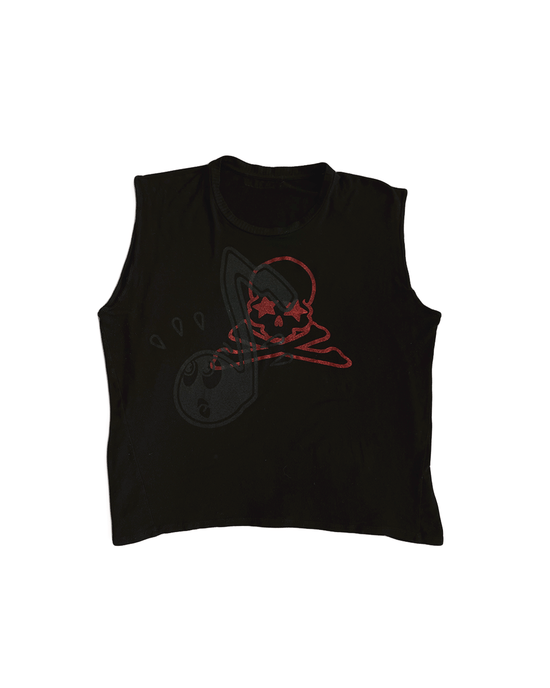 prngrphy Skull Muscle T-Shirt
